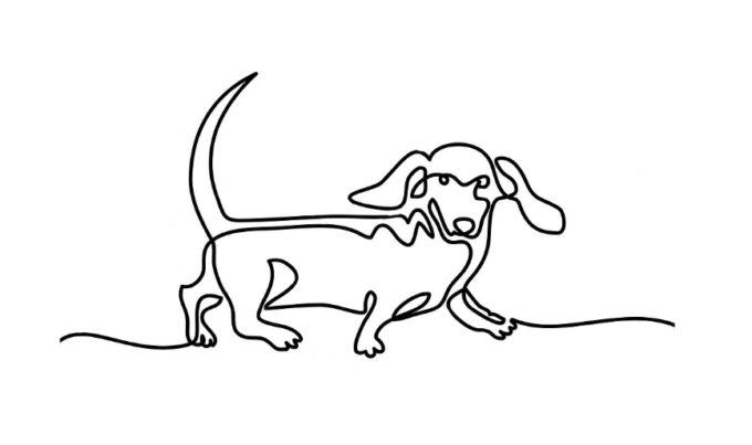 эскизы, собаки коллекция фетровых сувениров символов года