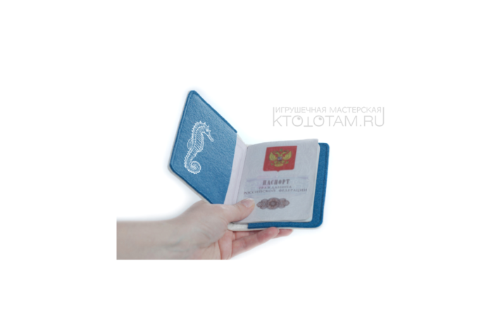 обложка из войлока А6, обложка для паспорта фетровая
