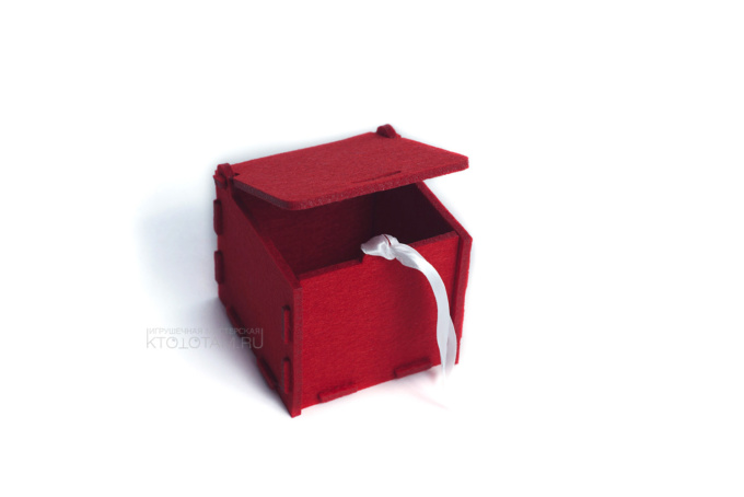 упаковочная коробка из фетра для упаковки подарков