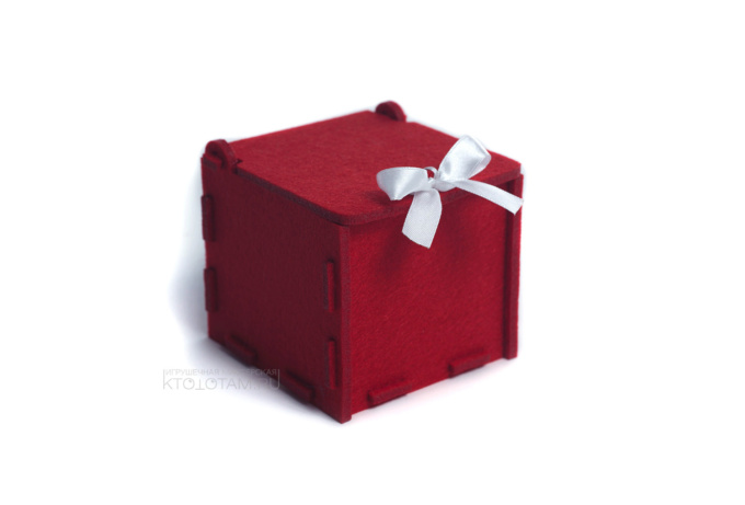 упаковочная коробка из фетра для упаковки подарков