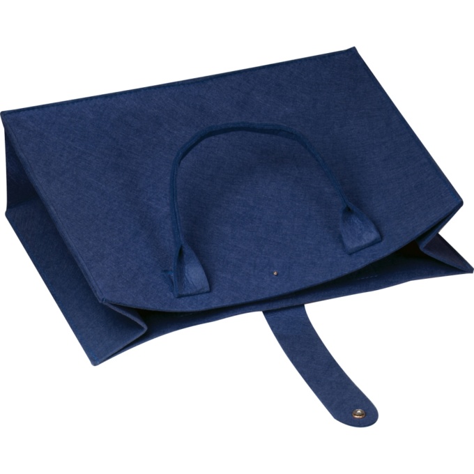 сумка из синего фетра, подарки для клиентов с логотипом на заказ, сувенирный оптовый магазин
